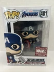Funko Pop Avengers Endgame Captain America Marvel Corps. #481 Thors Hammer Mint!