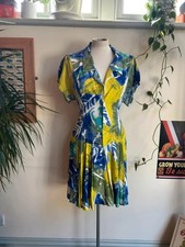 Wallis Vintage 80s backless Summer dress