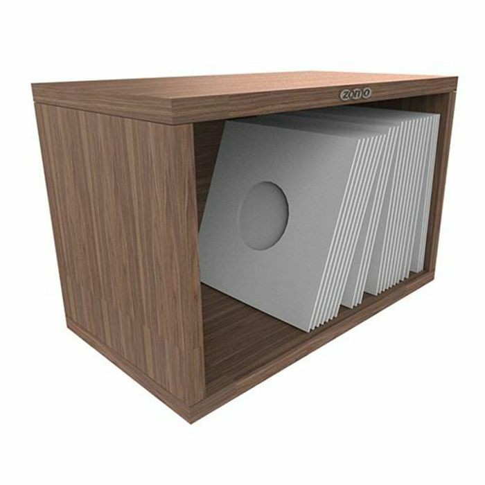 Zomo VS-Box 7/100 7"" Vinyl Record Box (walnut, flat-packed)