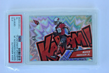 2024 Absolute 10 Marvin Harrison Jr. Kaboom Rookie Football Card PSA 10 Gem Mint