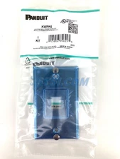 Panduit KWPK6 Stainless Steel Keystone Wall Plate + Cat6 Jack, Like KWP6PY ~STSI