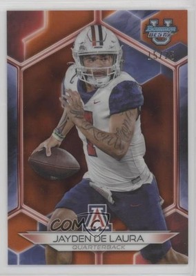 2023 Bowman U Orange Refractor 15/25 Jayden De Laura #67 3hd