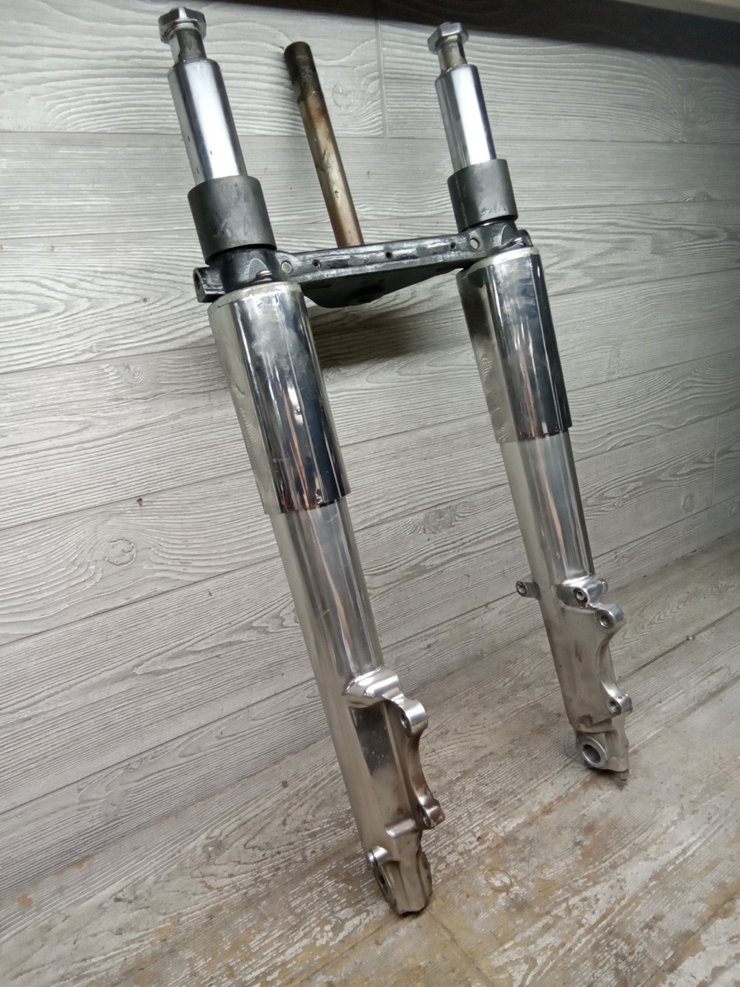 1987 87 Harley Davidson Tour Glide FLTC Front Forks Leg Sliders RH LH DL-687