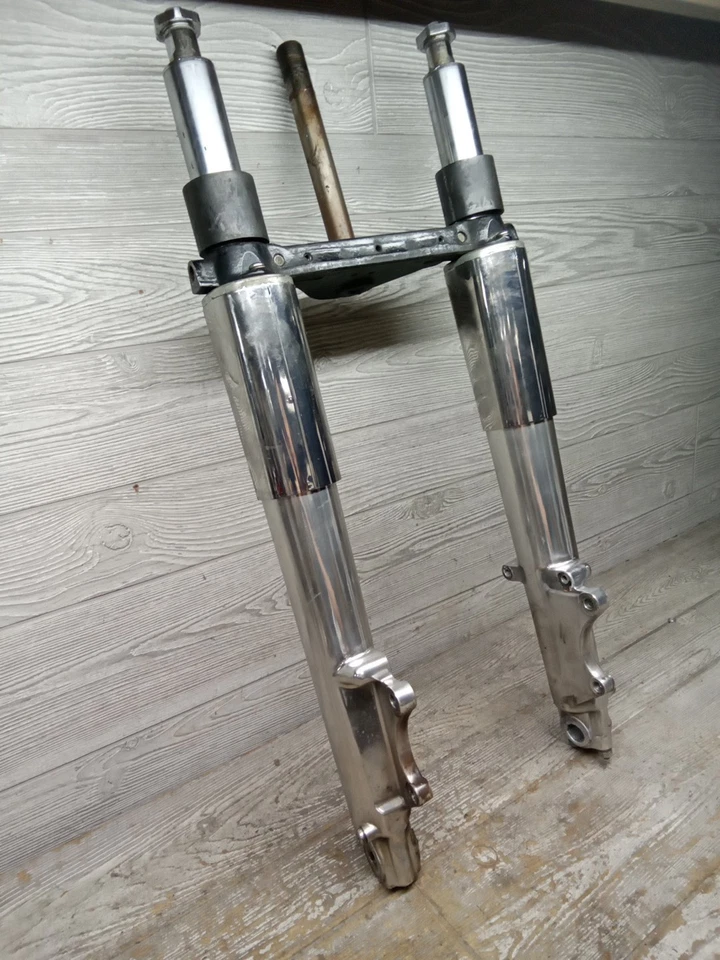 Harley-Davidson Tour Glide 1987 87 horquillas delanteras deslizadores de pierna derecha izquierda DL-687 Foto 2 de 4