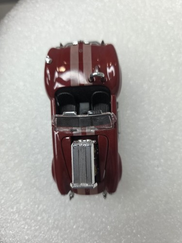Muscle Machines 1964 Ford Shelby Cobra 427 Dark Red Diecast 1:64 Scale - Picture 5 of 6