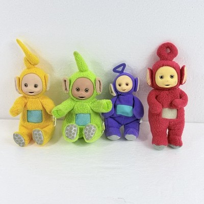 Vintage Teletubbies Plush Lot Of 4 Complete Set Tinky Winky Dipsy Laa Laa Po 90s