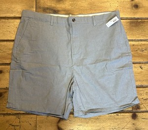 Old Navy Men’s Ultimate Slim Built-in Slim Chino Shorts, Gray, Size 44 Tall