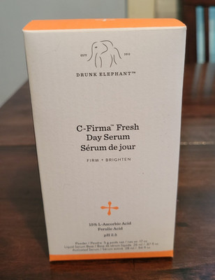 Drunk Elephant C-Firma Day Serum 0.94 fl oz Firming Brightening w/ Ferulic