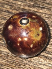 .99" German Bennington Hard Clay Marble Shooter Vintage