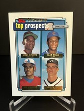 1992 Topps - Top Prospects Chipper Jones, Wil Cordero, Alex Arias #551 Gold (RC)