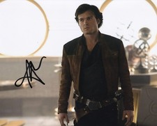 ALDEN EHRENREICH signed autograph 20x25cm STAR WARS in person autograph ACOA