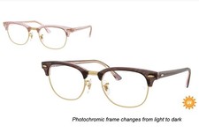 Ray-Ban Clubmaster Change Eyeglasses RB5154 Glasses Photochromic Purple Waves