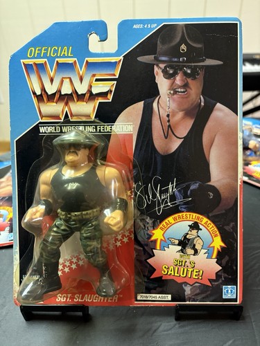 SGT. SLAUGHTER WWF HASBRO ACTION FIGURE 1991 WWE M...