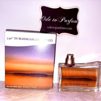 Kenzo 5:40 PM IN MADAGASCAR Perfume Eau de Toilette Spray New in