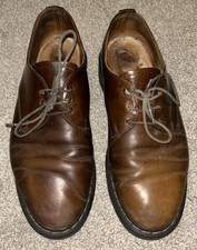 Solovair 3 Eye Gibson Shoes Gaucho Crazy Horse Leather UK 8/US 9