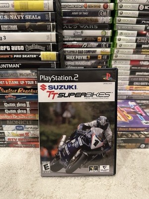 Suzuki TT Superbikes (Sony Playstation 2, PS2) Complete CIB Tested