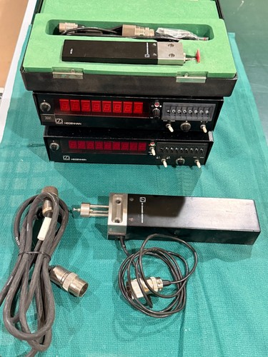 HEIDENHAIN (2) LINEAR ENCODERS (2) DISPLAY UNITS