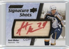2024-25 Upper Deck Engrained Icons Red Ink Scott Walker #SS-SW Auto w7t
