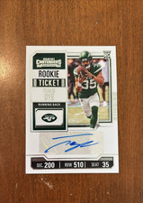 Travis Dye 2023 Contenders Rookie Ticket Auto #262 USC New York Jets RC