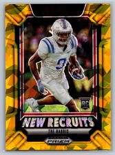 2025 Panini Prizm Draft Picks - New Recruits Tre Harris #2 Gold Ice Prizm (RC)
