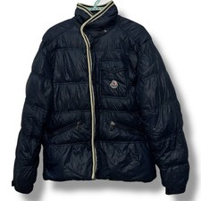 RARO Moncler Branson piumino bomber giacca blu navy uomo taglia 3 autentico