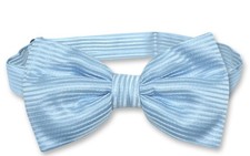 Pajarita Vesuvio Napoli bebé color azul diseño horizontal a rayas para hombre