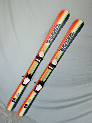 K2 Shreditor 85 Jr kid's skis w/ Rocker 139cm w/ Tyrolia SX 7.5