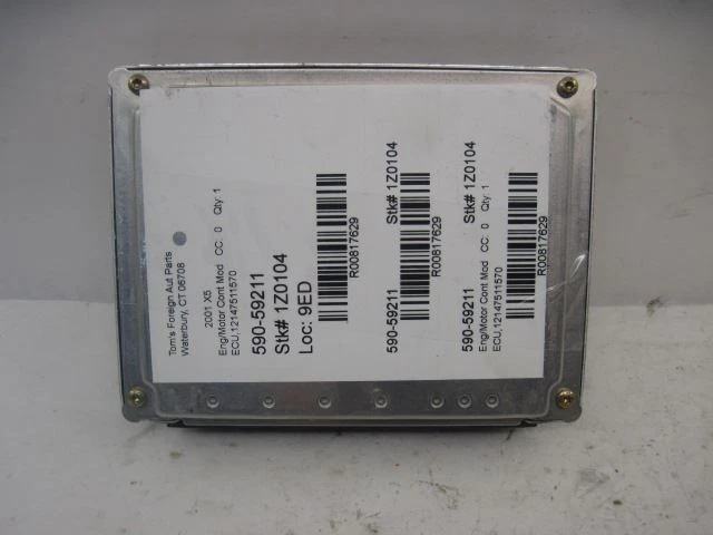 ORDENADOR ECM ECU BMW X5 2001 01 2002 02 3.0L 12147511570 817629 Foto 4 de 4