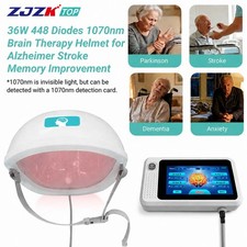1070nm 36W NIR Light Therapy Helmet Brain Health PBM for Depression  Anxiety