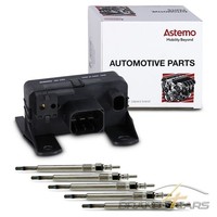 Hitachi SteuergerÄT + 5X GlÜHkerze FÜR Mercedes W203 W210 W211 Sprinter 270 CDI