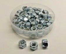 Nut AVU05-45 Finished Hex Locknut Nylon Insert 5/16"-18 (Pack of 45) Zinc Plated