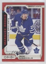 2018-19 Upper Deck O-Pee-Chee Update Marquee Rookies Red Par Lindholm #612 03uh