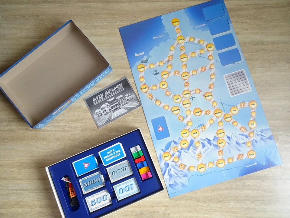 Auf Achse - Spiel des Jahres 1987 für 2-6 Spieler, ab 12 Jahren, 1-2 Stunden - Bild 3 von 4