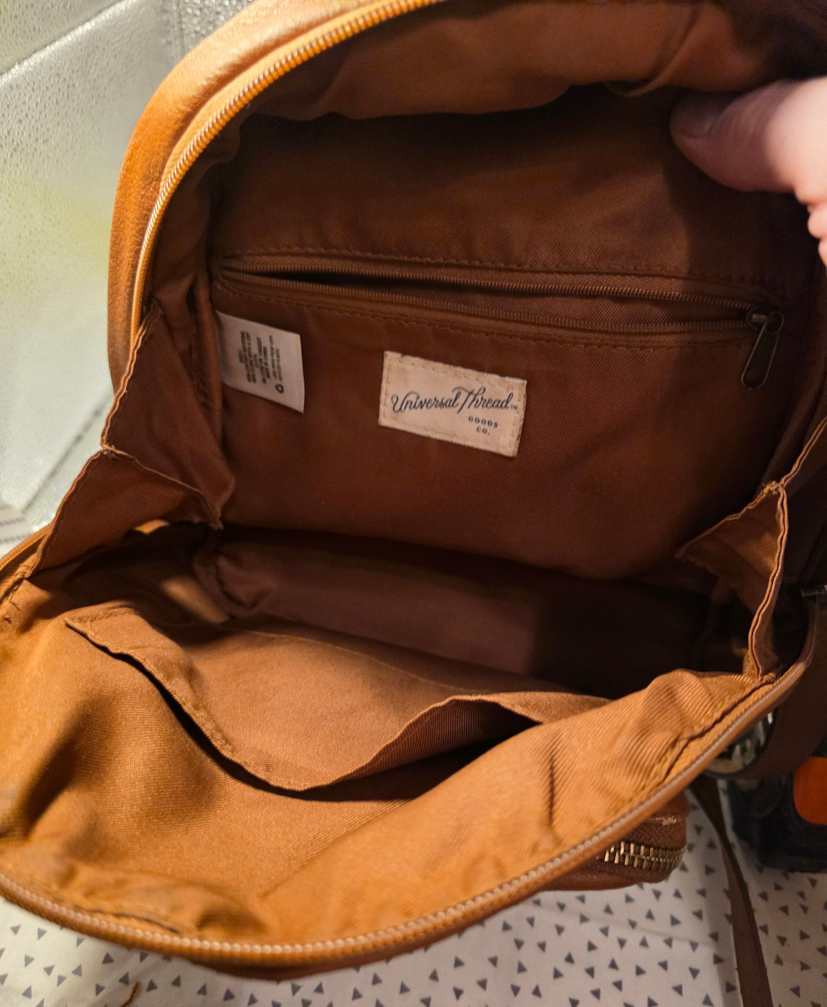 Universal Thread brown backpack purse - image 5