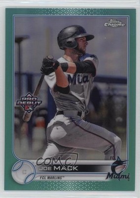 2022 Topps Pro Debut Chrome Aqua Refractor 13/75 Joe Mack #PDC-159 2f4