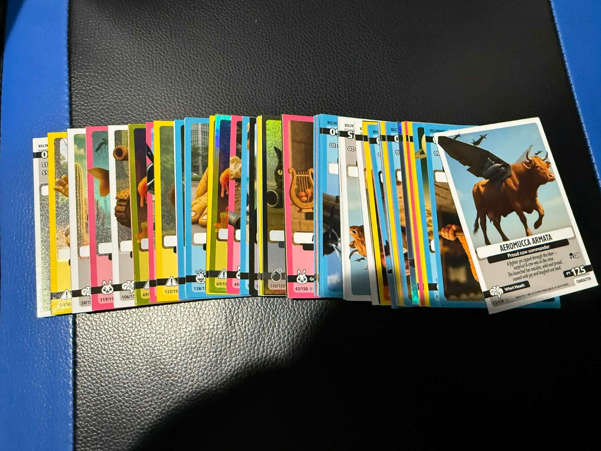 Skifidol Italian Brainrot Trading Card Lot 80+ Cards Assorted
