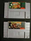 Donkey Kong Country 1 & 2 Super Nintendo SNES Tested Authentic!