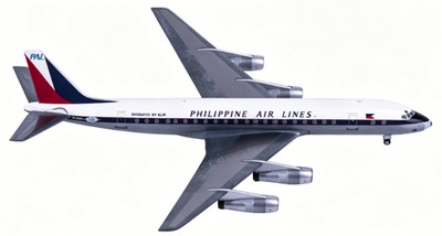 1:200 AeroClassics Philippine Airlines Douglas DC-8-53 Diecast Plane Model