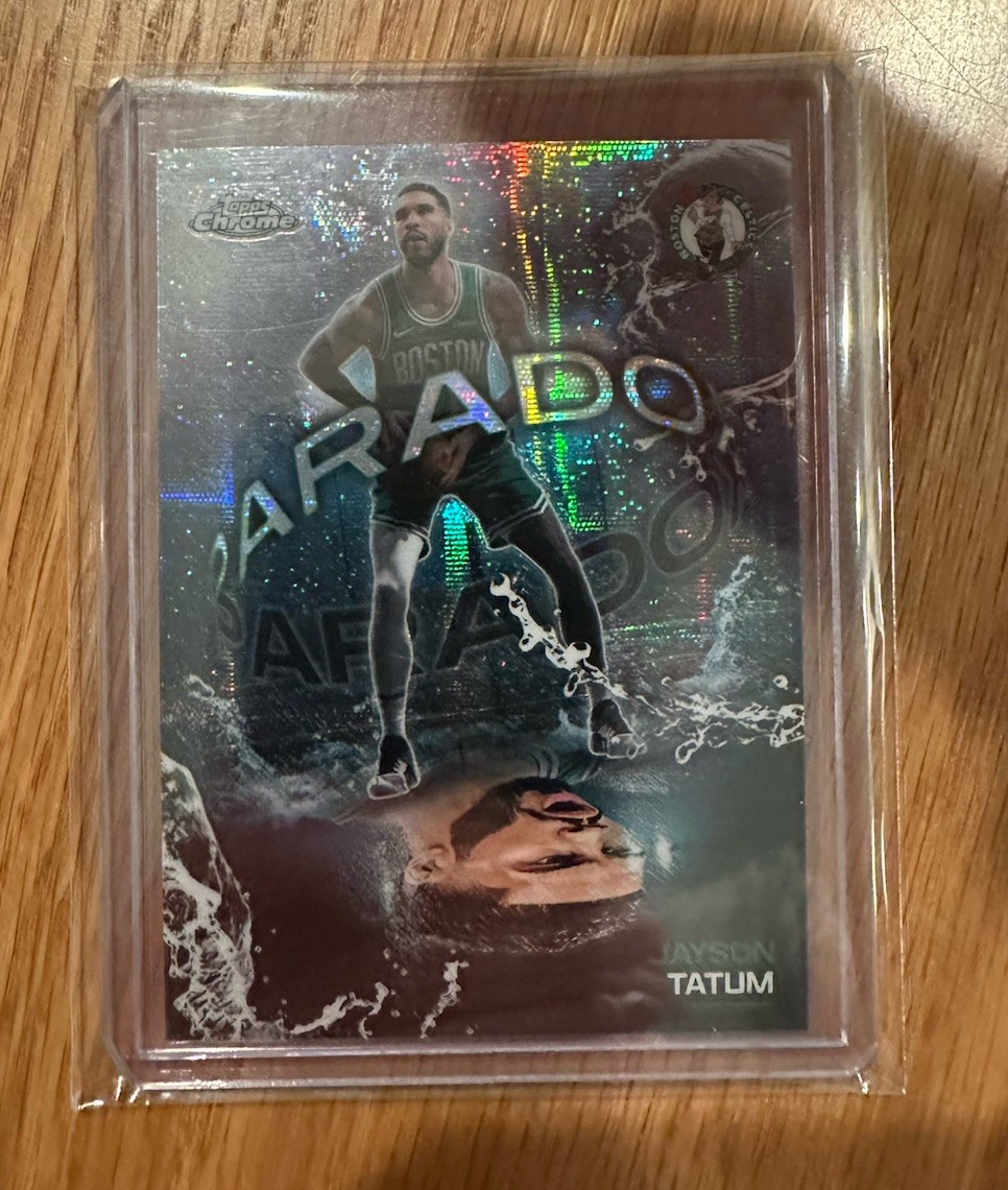 2025 Topps Chrome Basketball Jayson Tatum Paradox SSP CASE HIT RARE #PX-4