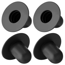 Pool Pump Filter Hole Plugs 4 Pcs Rubber For Intex Coleman Bestway 2.3in Black