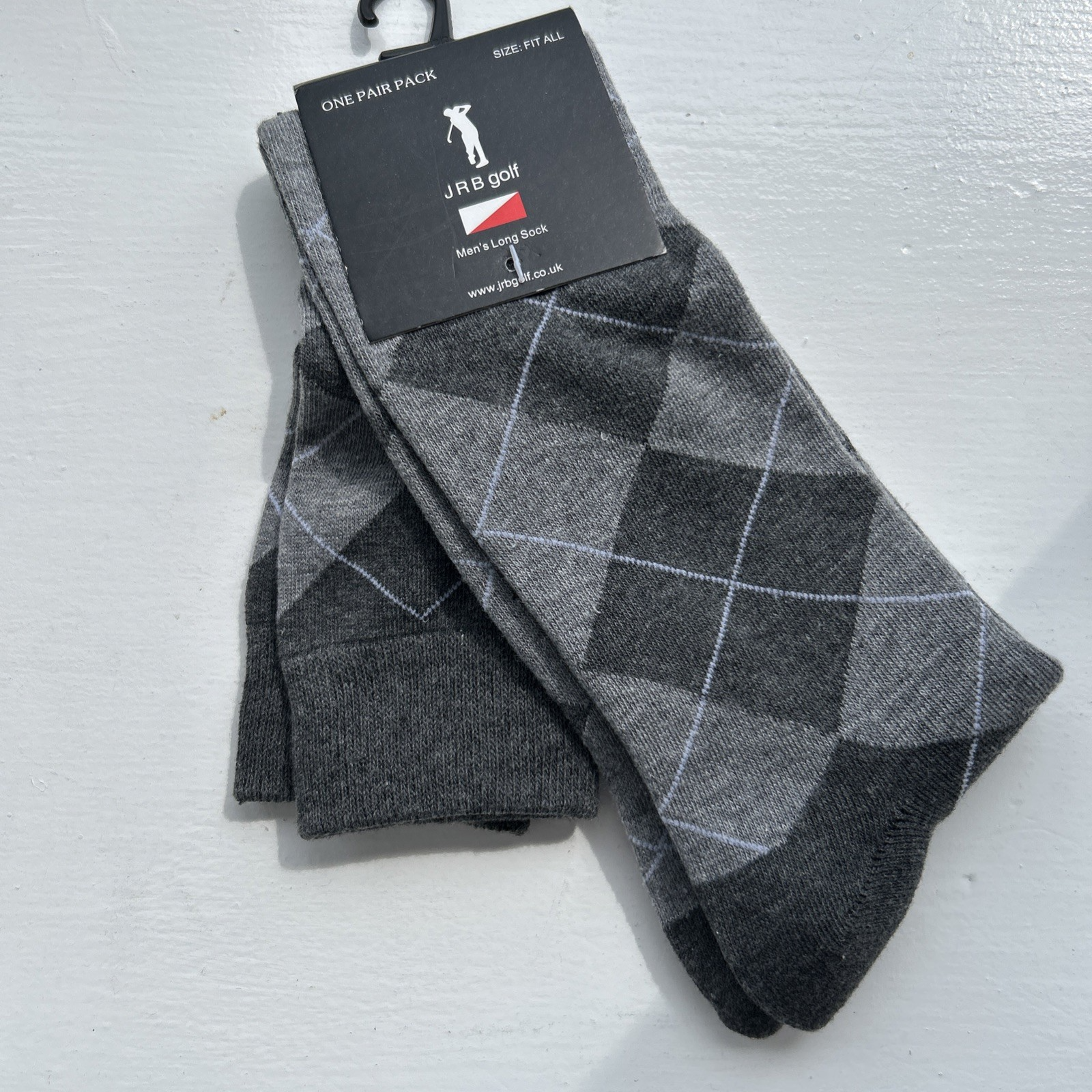 SAOLA CALZINI GOLF UOMO GRIGIO CHECK STILE ARGYLE PIU' DUE CALZINI (LUNGHI) SOLO 9 99€