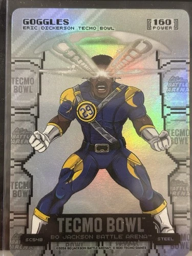 2026 Bo Jackson Battle Arena GOGGLES Silver Coin Flip 160 PWR #SC548