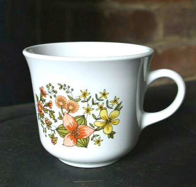 1 Corelle by Corning Indian Summer Tee Kaffeetasse Vintage 70er 80er guter Zustand