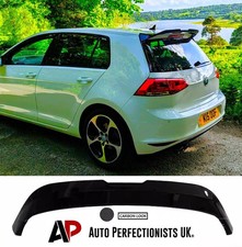For VW Golf MK7 MK7.5 TSI TDI Carbon Fibre Rear Roof Spoiler Boot Wing Body Kit