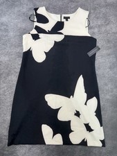 Worthington Black and White Midi Dress Size XL Sleeveless NEW W TAGS MSRP $60