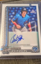 2025 Topps Pro Debut - Carter Johnson #PD-187 Autographs (AU, RC)