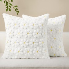 Spring Summer Decorative Pillow Covers 18 x 18 Inch Set of 2,Outdoor Farmhous...