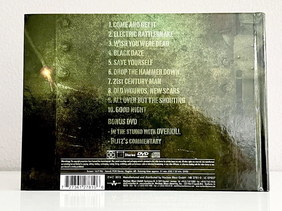 ✅ OVERKILL • "The Electric Age" LIMITED EDITION CD + DVD (Nuclear Blast) 2Disc - Bild 2 von 4