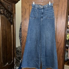 Anthropologie Pilcro Annie high-rise wide-leg jeans Size 28 Perfect Condition