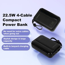 9000000mAh Mini Power Bank,20W Fast Charging Portable Charger For iPhone/Android